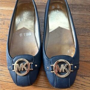 Michael Kors navy blue women’s Fulton flats
